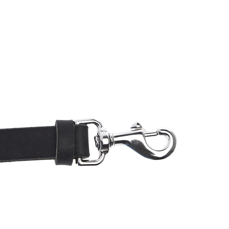 NRS Tack Black Latigo Down Strap 1in