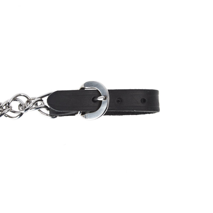 NRS Tack Black Flat Stainless Steel Curb Chain