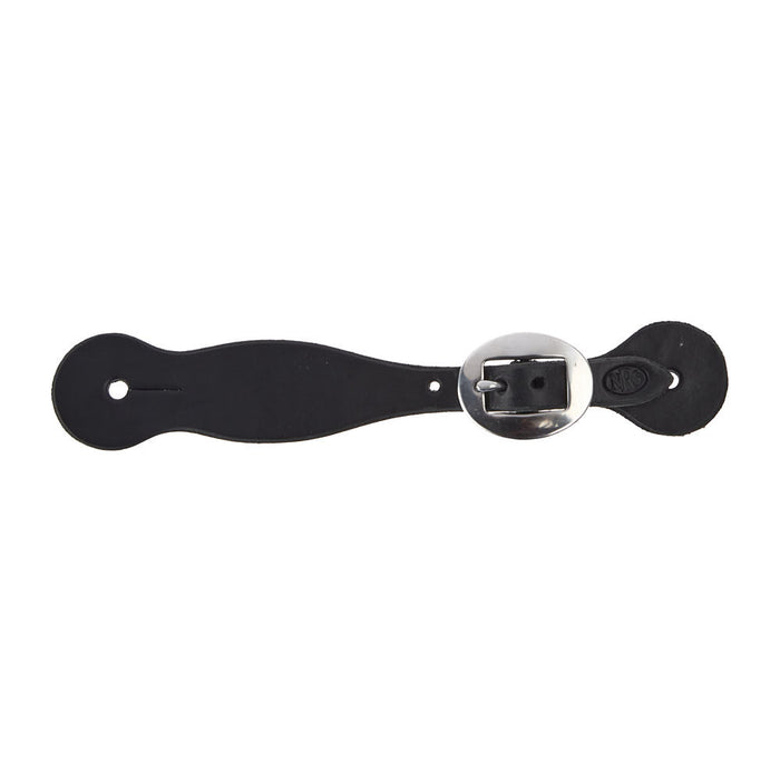 NRS Tack Ladies/Youth Black Basic Spur Strap
