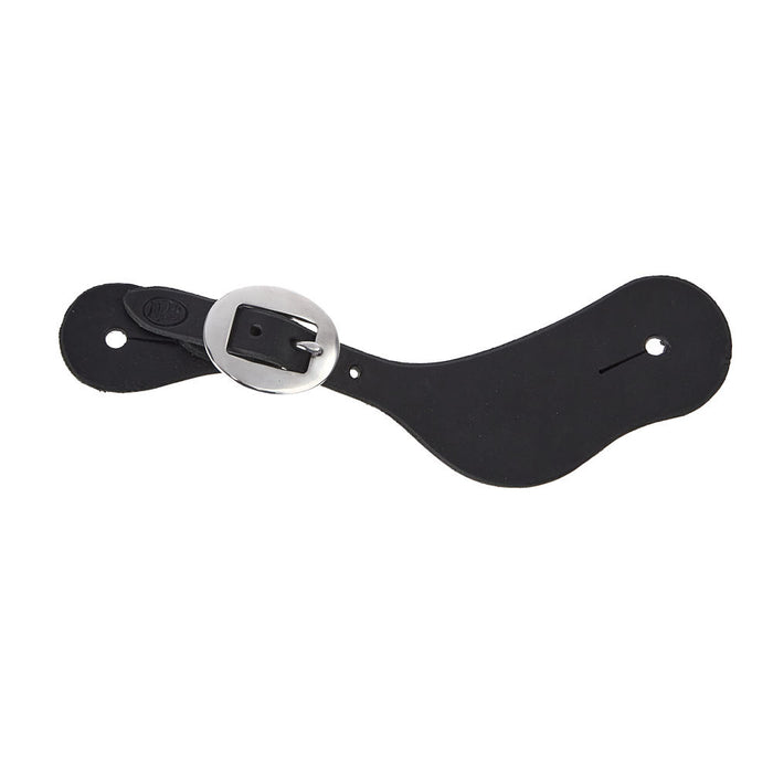 NRS Tack Ladies/Youth Black Dove Wing Spur Strap