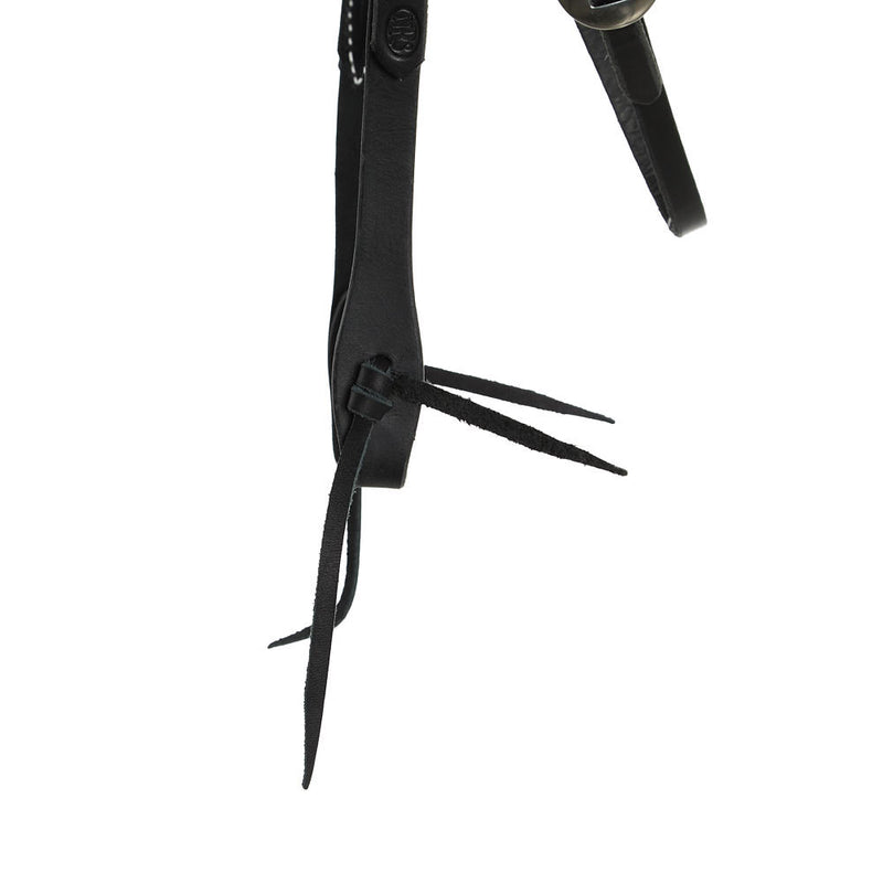 NRS Tack Black Straight Browband Headstall