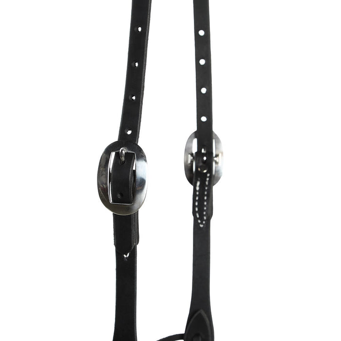 NRS Tack Black Single Ear Headstall