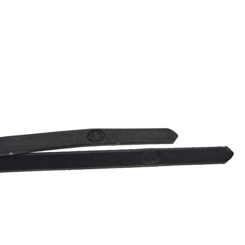 NRS Tack 1/2in Black Split Reins 8ft