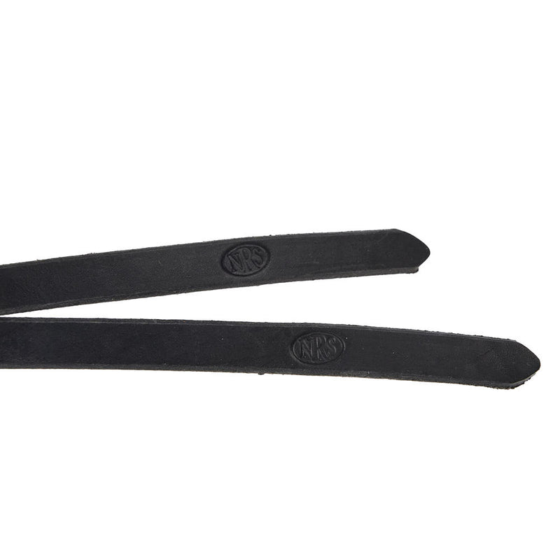 NRS Tack 5/8in Black Split Reins 8ft