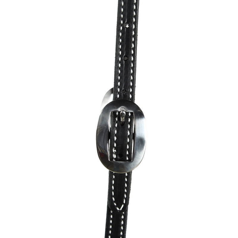 NRS TACK Black Stitched Single Ear Headstall