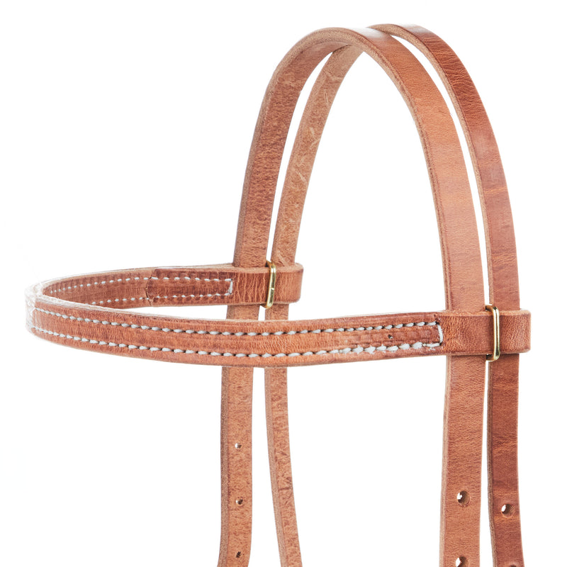 NRS TACK Straight Browband Headstall with Quick Change Buckles