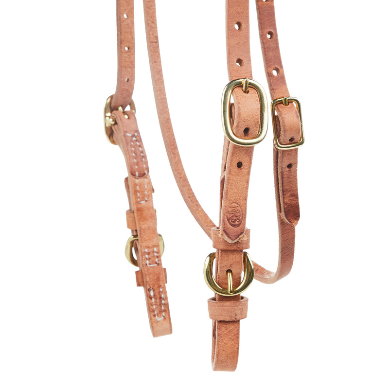 NRS TACK Straight Browband Headstall with Quick Change Buckles
