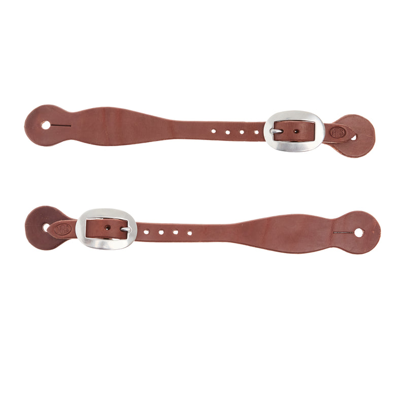 NRS TACK Ranch Hand Series Oiled Straight Spur Straps