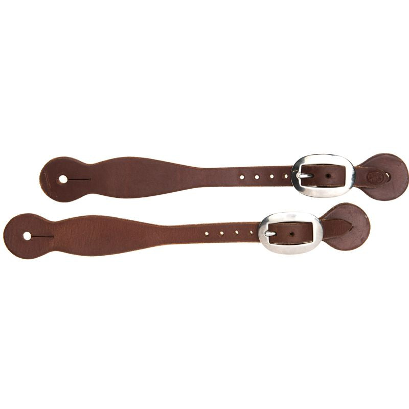 NRS TACK Ranch Hand Series Oiled Straight Spur Straps