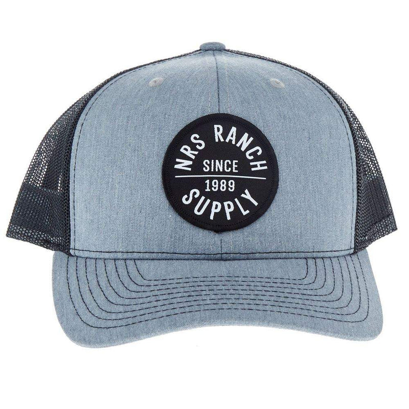 NRS Heather Grey and Black Patch Cap