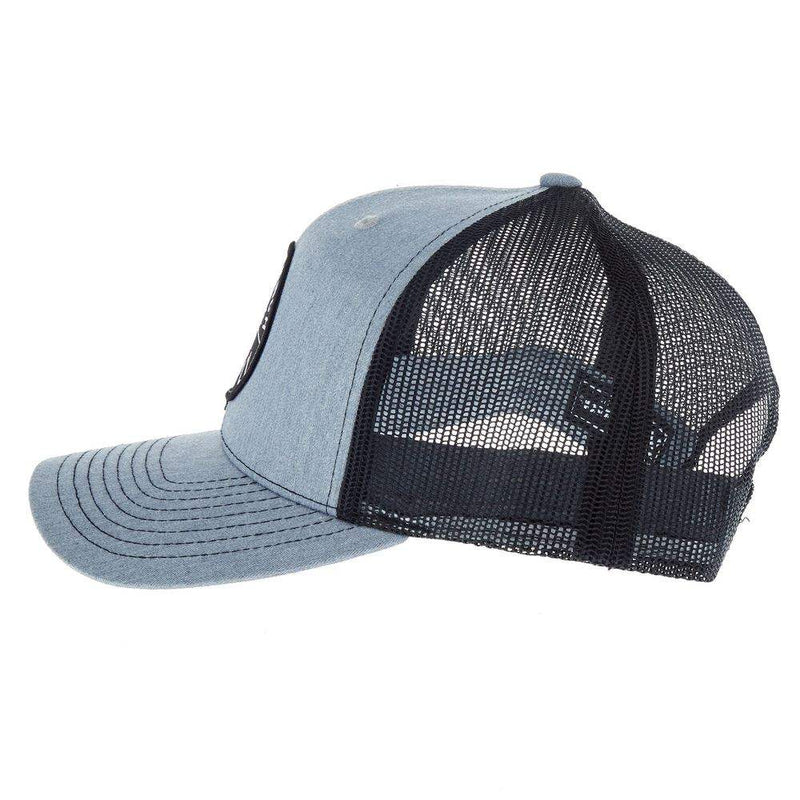NRS Heather Grey and Black Patch Cap