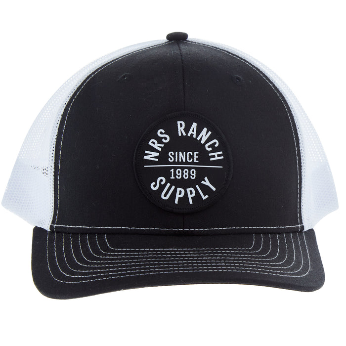 NRS Black and White Patch Cap
