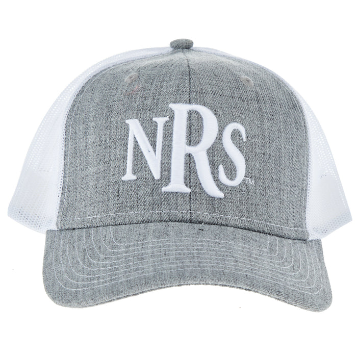 Nrs Roping Logo NRS Dark Grey and White 3D Logo Cap