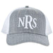 NRS Dark Grey and White 3D Logo Cap