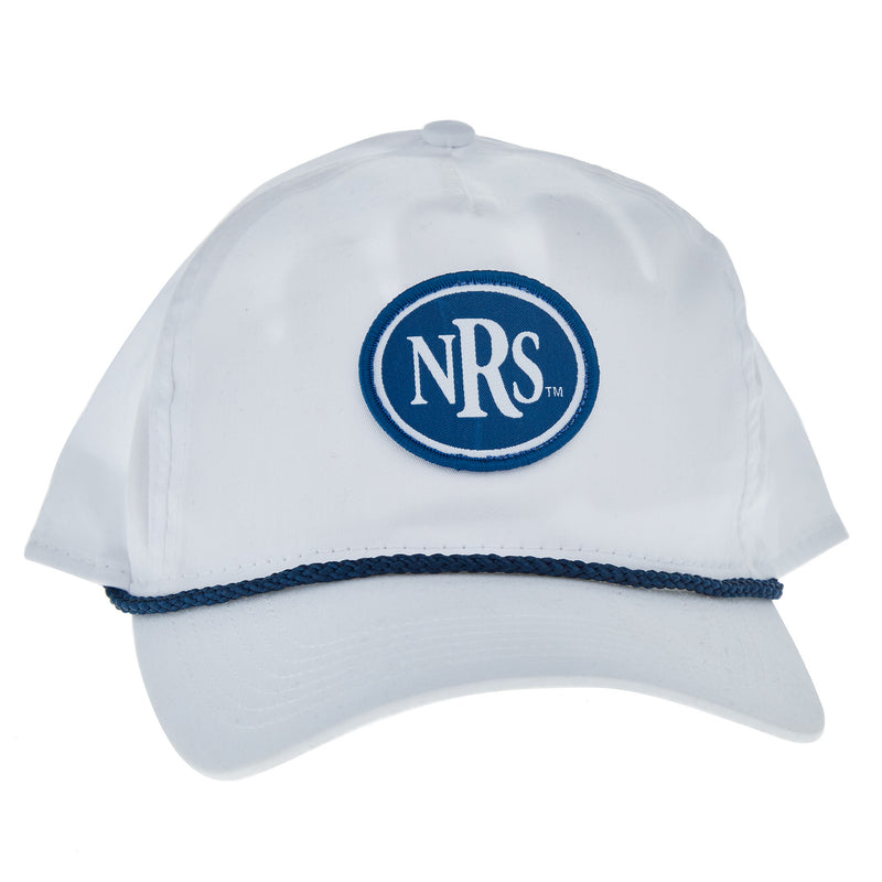 NRS White and Navy Oval Patch Cap