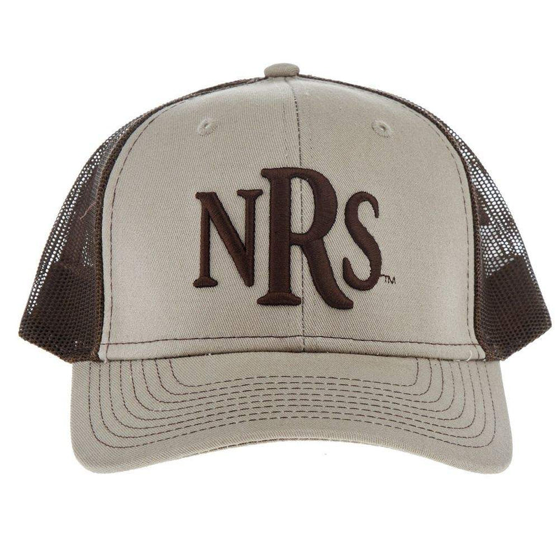 NRS Khaki and Coffee 3D Logo Cap