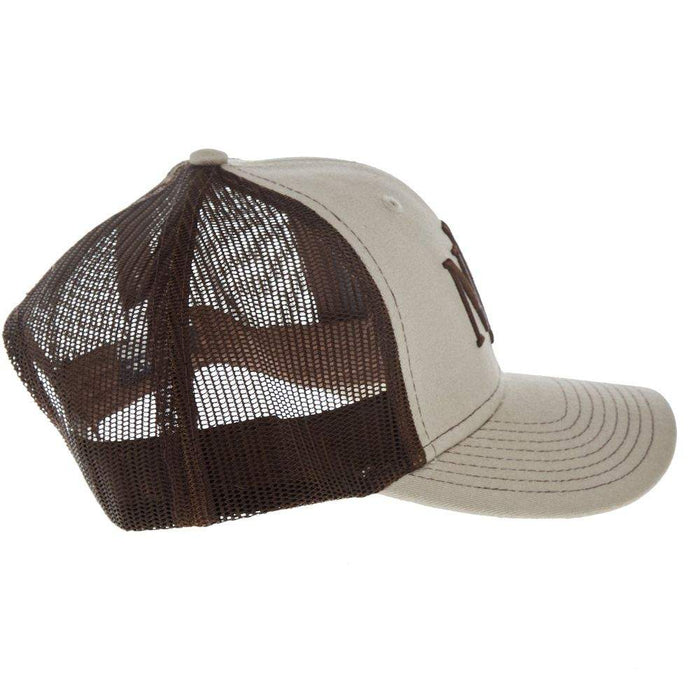 NRS Khaki and Coffee 3D Logo Cap