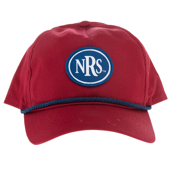 NRS Cardinal and Royal Blue Oval Patch Cap