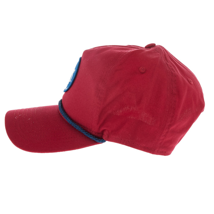 NRS Cardinal and Royal Blue Oval Patch Cap