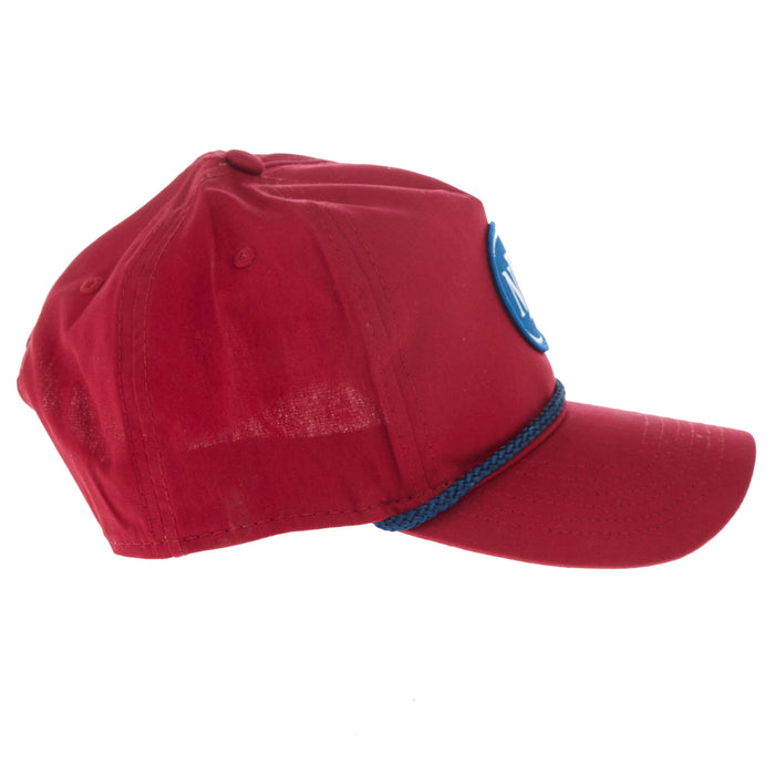 NRS Cardinal and Royal Blue Oval Patch Cap