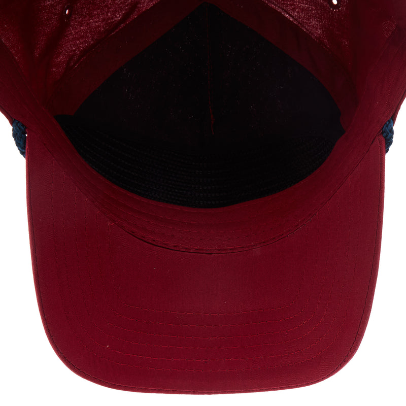 NRS Cardinal and Royal Blue Oval Patch Cap