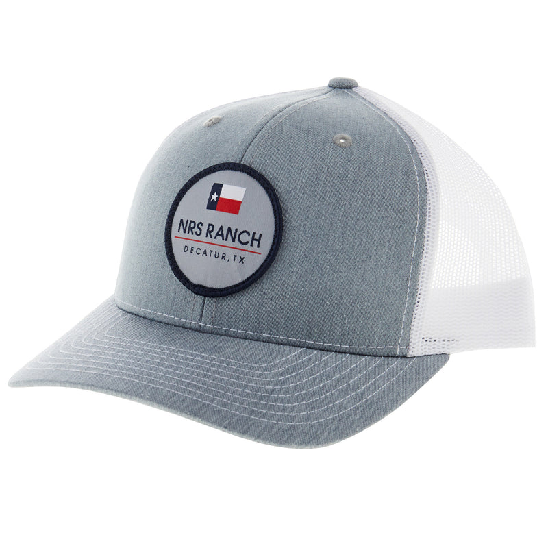 NRS Mens Heather Grey White and Logo Cap