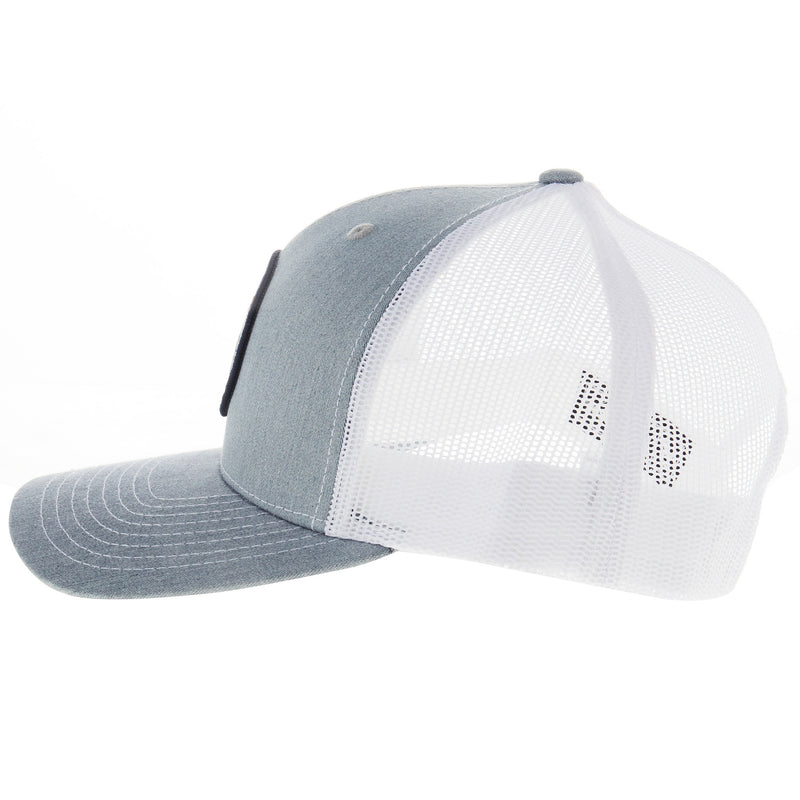 NRS Mens Heather Grey White and Logo Cap