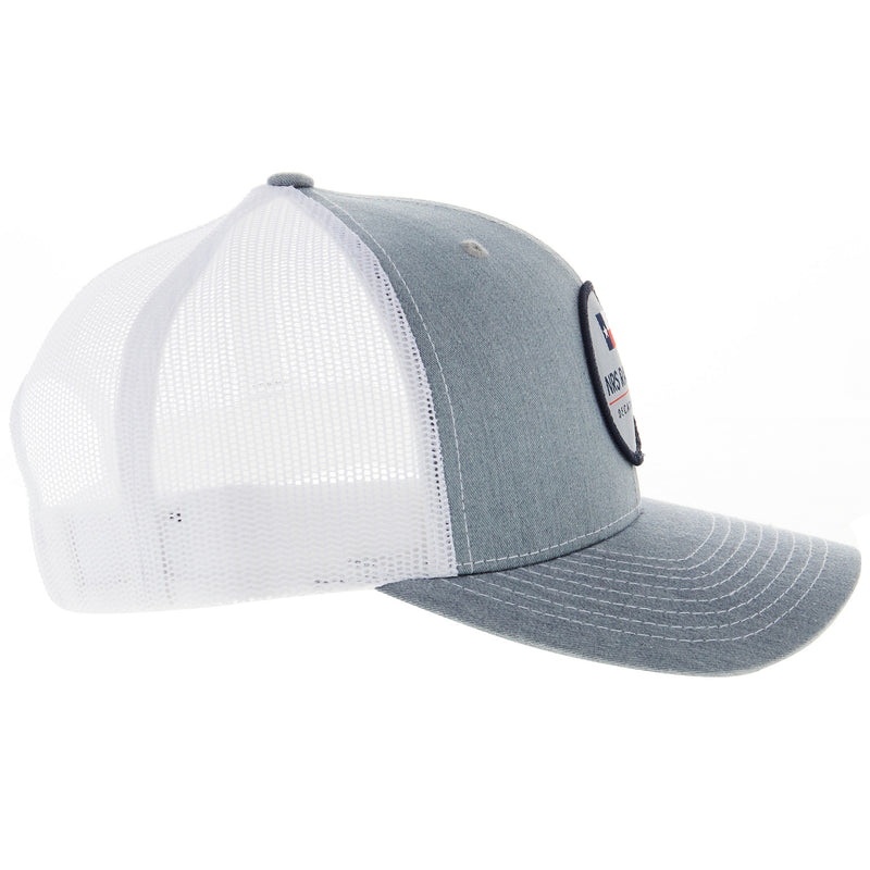 NRS Mens Heather Grey White and Logo Cap