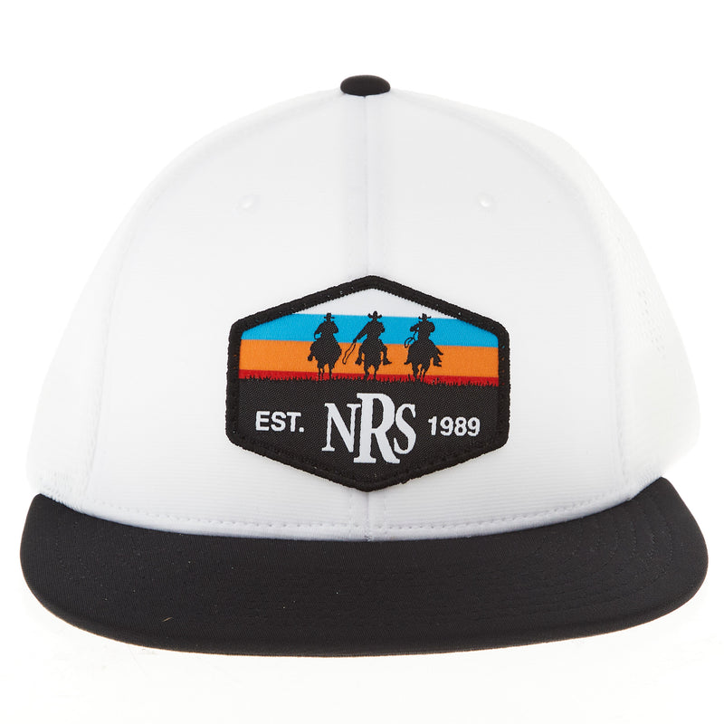 NRS Cowboy White and Black Cap