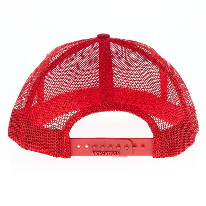 NRS National Ropers Supply White and Red Cap