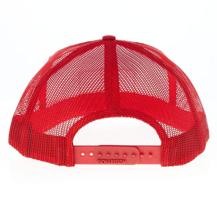 NRS National Ropers Supply White and Red Cap
