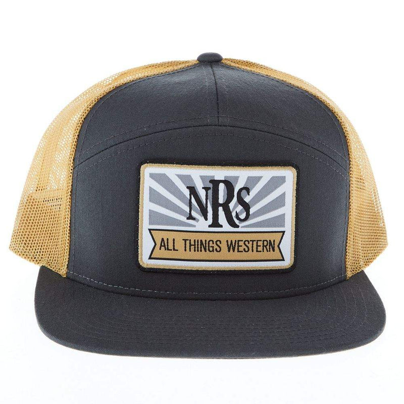 NRS All Things Western Charcoal and Gold Cap