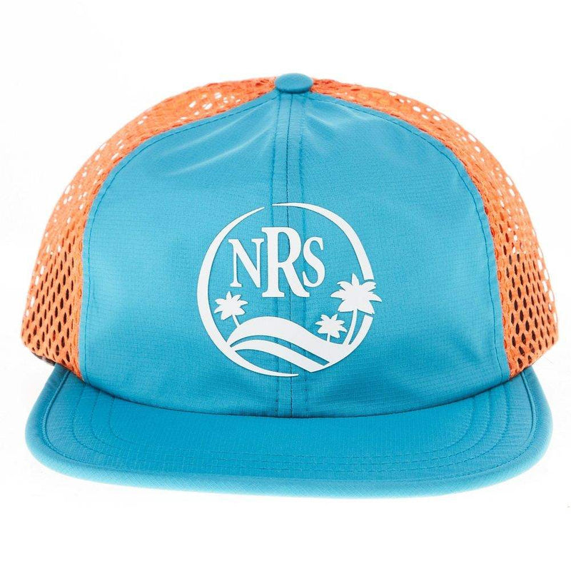 NRS Palm Tree Logo Teal and Orange Cap