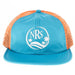 NRS Palm Tree Logo Teal and Orange Cap