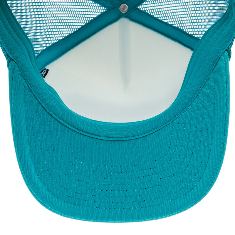 NRS National Ropers Supply Teal and White Cap