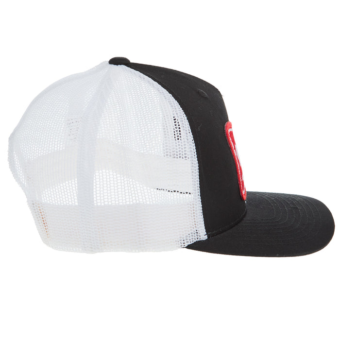 NRS National Ropers Supply Black and White Cap