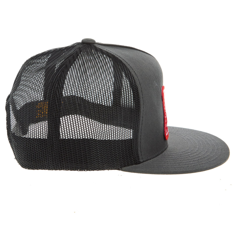 NRS National Ropers Supply Black and Charcoal Cap