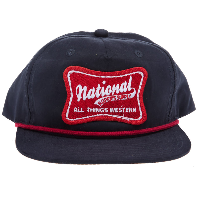 NRS National Ropers Supply Navy and Red Cap