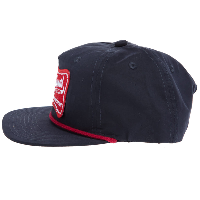 NRS National Ropers Supply Navy and Red Cap