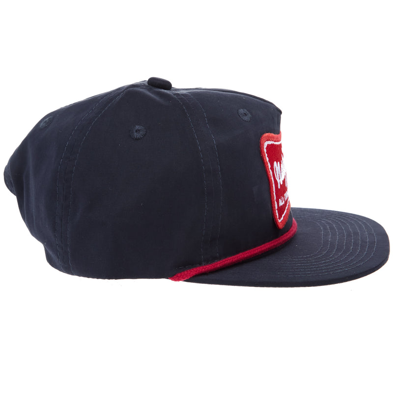 NRS National Ropers Supply Navy and Red Cap