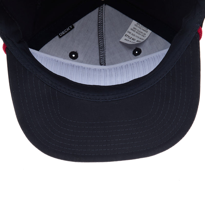 NRS National Ropers Supply Navy and Red Cap