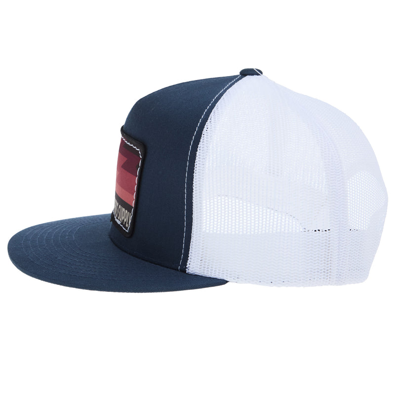 NRS National Ropers Supply Navy and White Cap