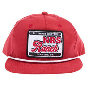 NRS All Things Western Red with White Rope Cap