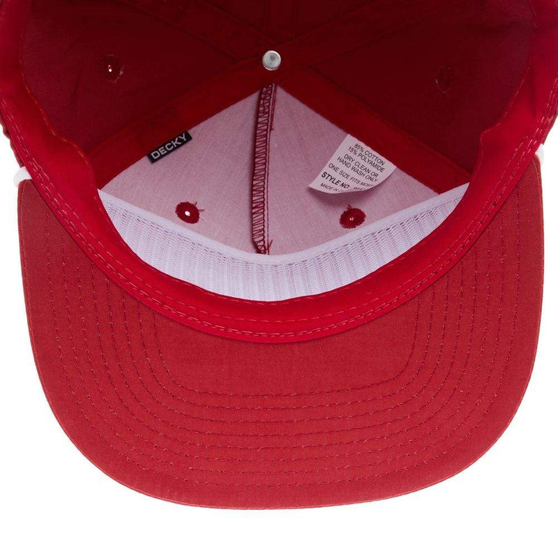 NRS All Things Western Red with White Rope Cap