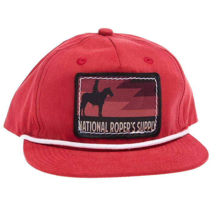 NRS Red and White Aztec Patch Cap