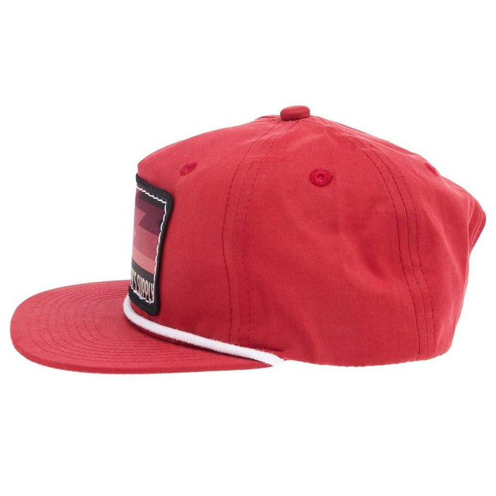 NRS Red and White Aztec Patch Cap