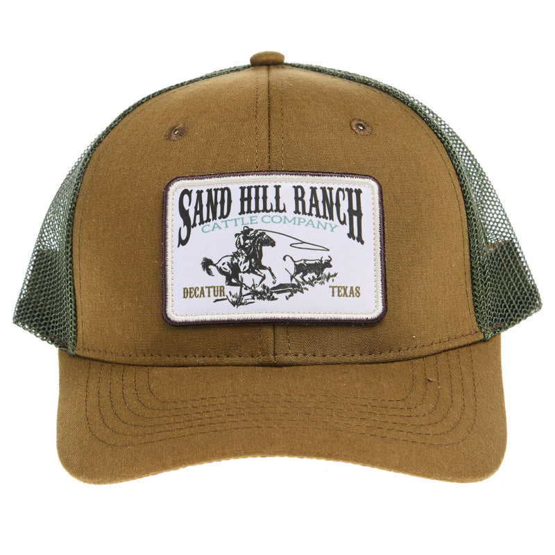 Sand Hill Ranch Pine Needle Green Mesh Back Cap