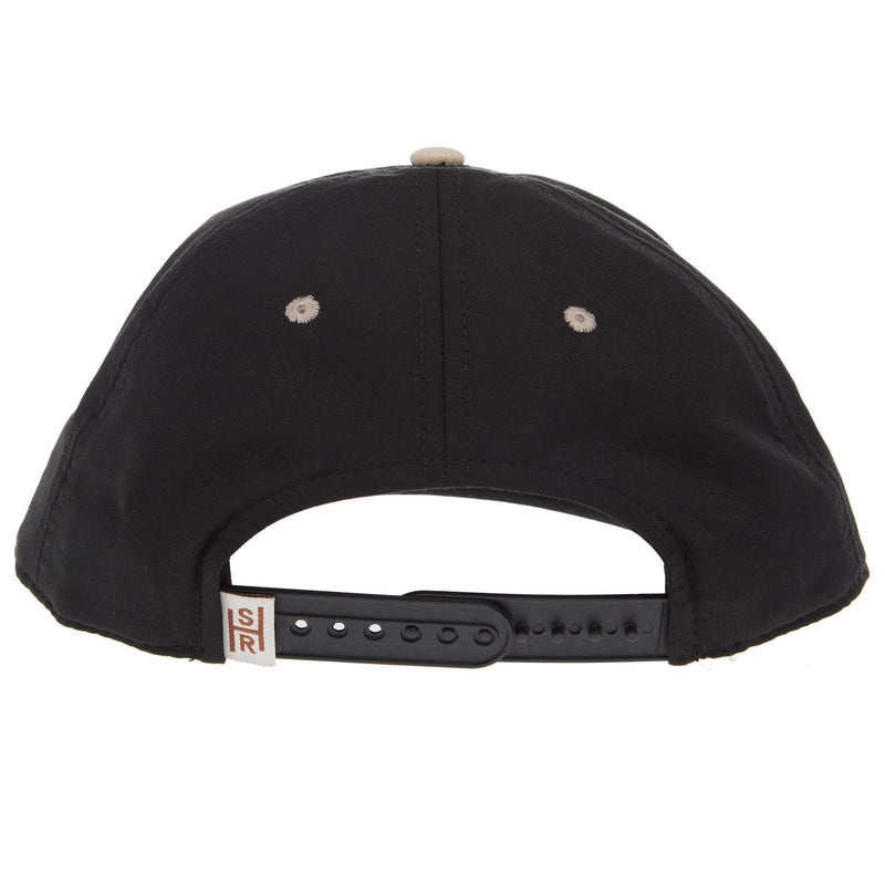 Sand Hill Ranch Black and Cream Flat Bill Cap