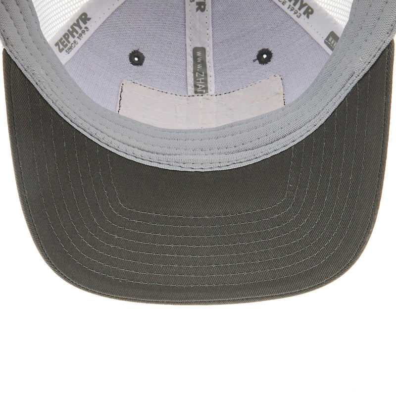 NRS Ranch Grey and White Logo Cap
