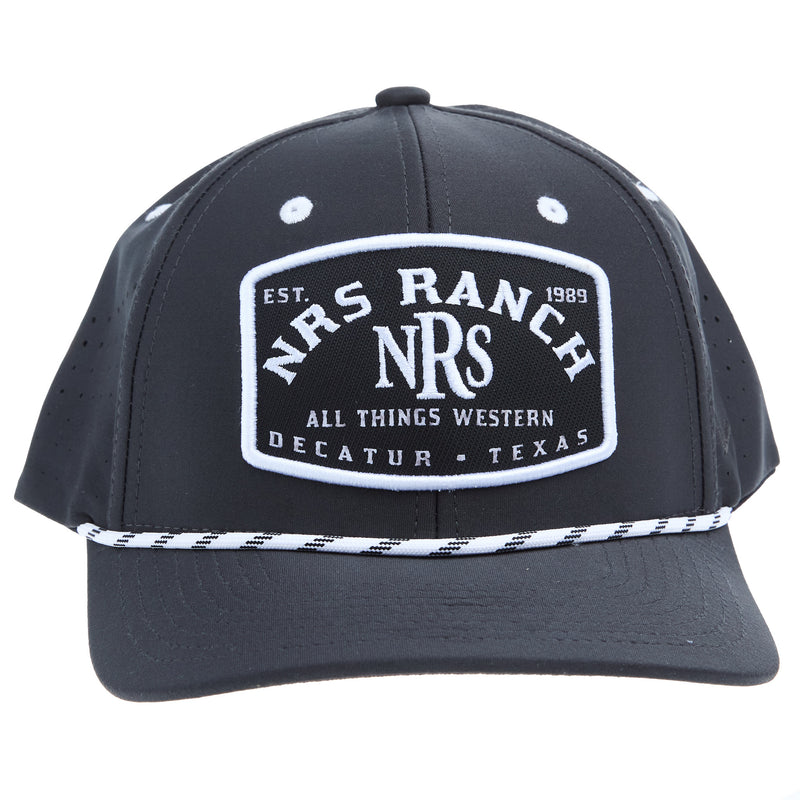 NRS Ranch Charcoal and White Rope Cap